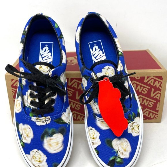 VANS Shoes Women's Era Romantic Floral Lapis Canvas Casual SB Size VN0A38FRVP9 - Picture 7 of 11